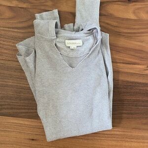 TNA waffle knit sweater